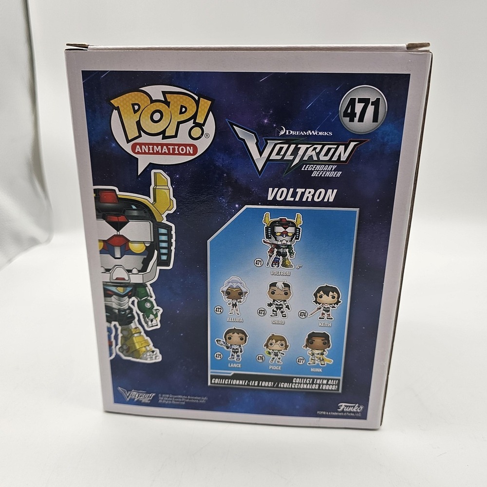 Funko Pop Animation Voltron 471 Legendary Defender Vinyl Figure 6" Boxed Toy - Picture 4 of 7